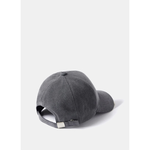 Mint Velvet Grey Denim Paris Slogan Cap